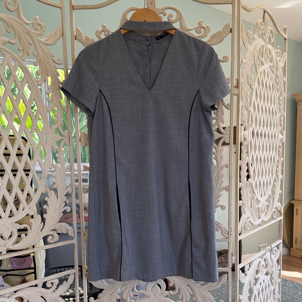 Zara Basic Collection Black and White Patterned Garment